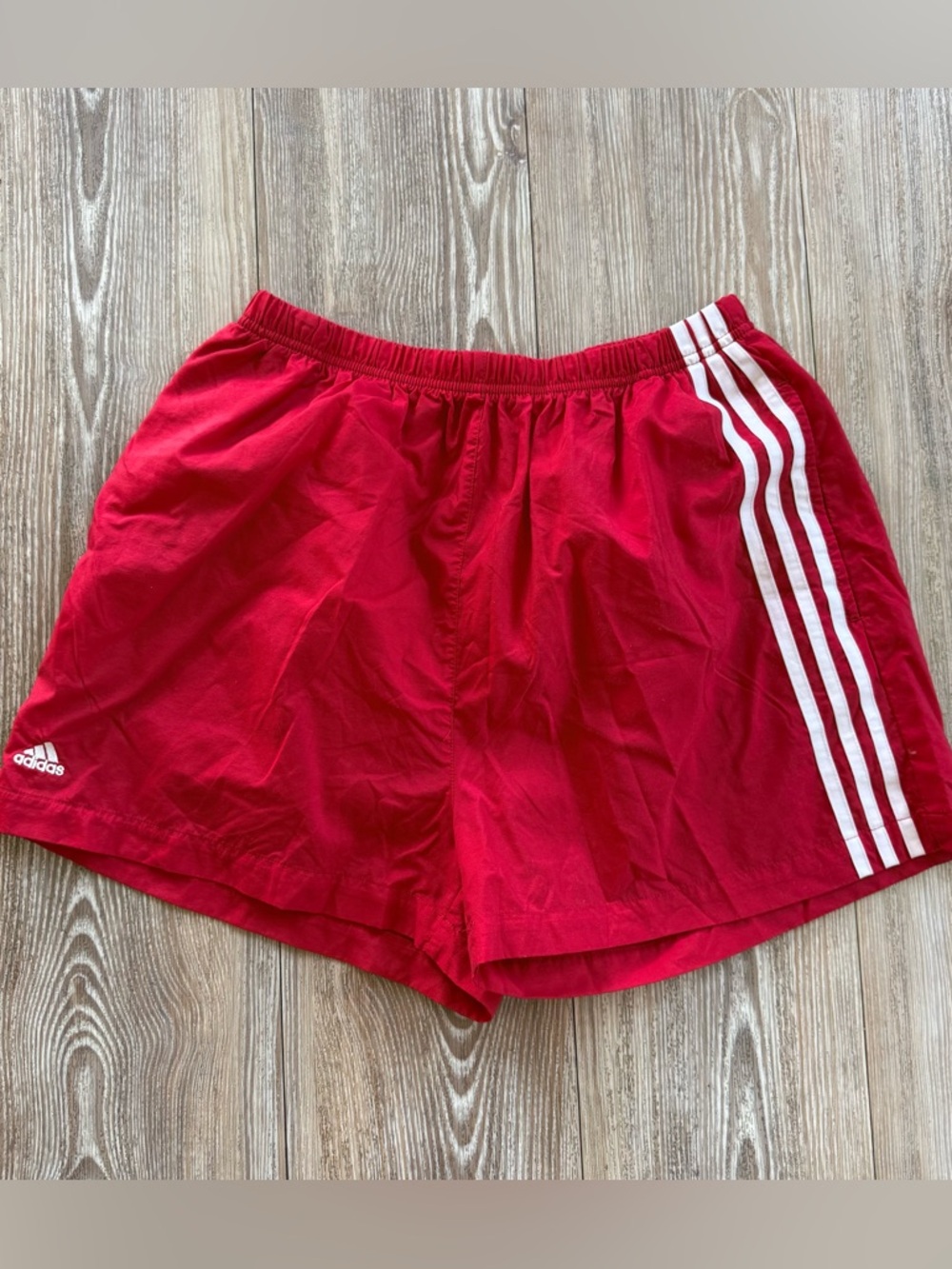 Adidas vintage track shorts